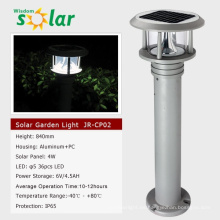 LED luces de jardín de aluminio luz solar jardín luz, jardineros opción solar luces led